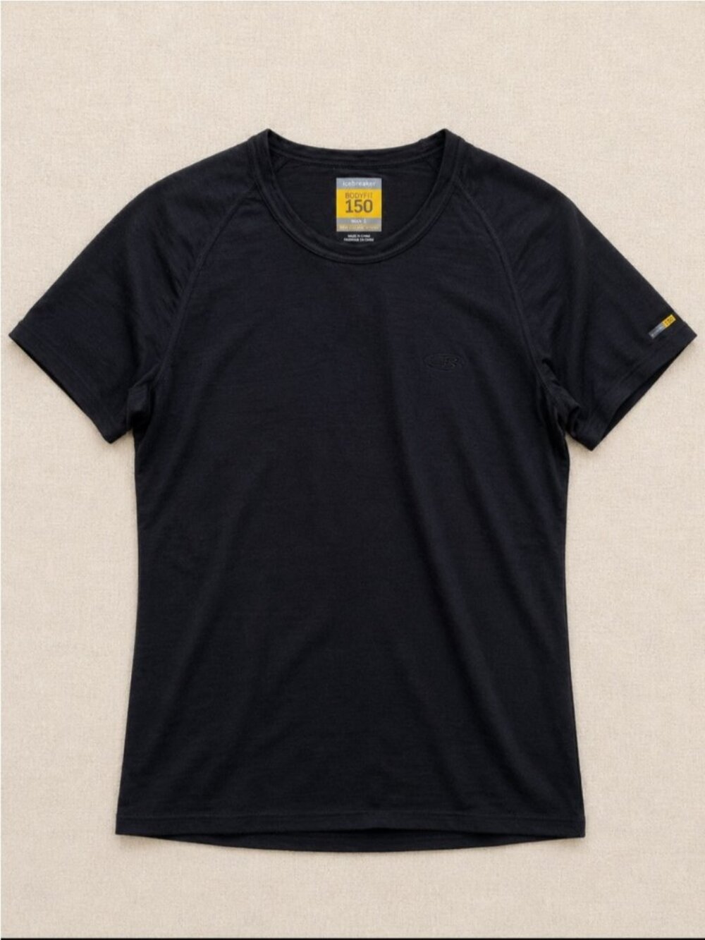 Icebreaker Bodyfit 150 Merino Wool Base Layer T-Shirt Men’s Small Black Gorpcore